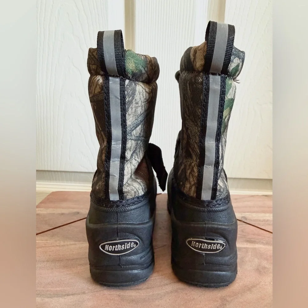 Northside Kids Camouflage Insulated Winter Snow Boots